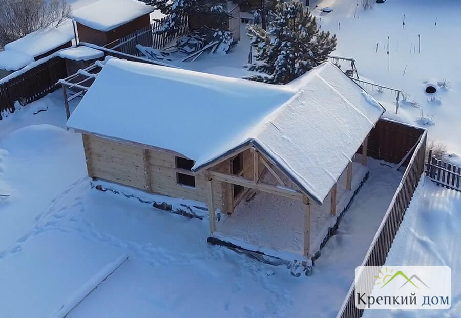 Баня из бруса в дер. Оськино