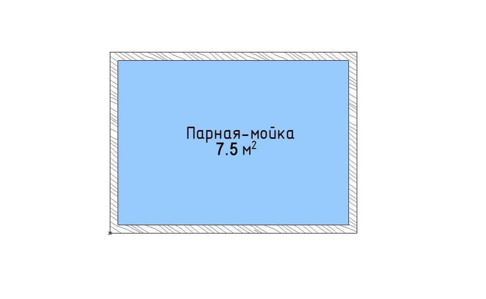 Готовая баня 2.5х3
